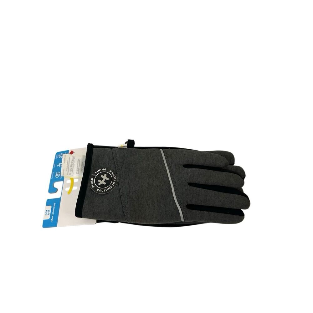 Men’s S/M‎ Hot Paws Black gloves plush lining new